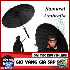 Ô Dù Kiếm Nhật Katana Cao Cấp - Ô Chống Mưa Sang Trọng Với Thiết Kế Hình Thanh Kiếm - Quà Tặng Găng Tay Phượt Thủ