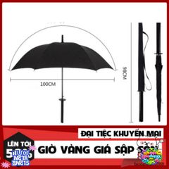 Ô Dù Kiếm Nhật Katana Cao Cấp - Ô Chống Mưa Sang Trọng Với Thiết Kế Hình Thanh Kiếm - Quà Tặng Găng Tay Phượt Thủ