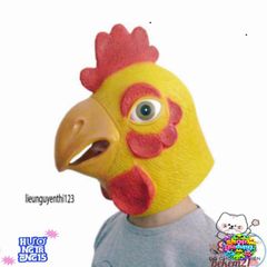 Mặt Nạ Hóa Trang Gà Vàng Độc Đáo Cho Halloween - Phụ Kiện Thời Trang Hoá Trang Đầy Sáng Tạo Cho Tiệc Tùng & Video Xã Hội
