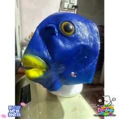 Mặt Nạ Silicone Cá Xanh - Phụ Kiện Hóa Trang Độc Đáo Cho Tiệc Halloween, Lễ Hội, và Sự Kiện Đặc Biệt