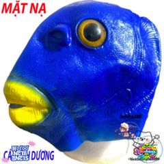 Mặt Nạ Silicone Cá Xanh - Phụ Kiện Hóa Trang Độc Đáo Cho Tiệc Halloween, Lễ Hội, và Sự Kiện Đặc Biệt