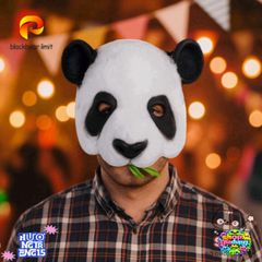 Mặt Nạ Halloween Gấu Trúc BLACKBEAR Độc Đáo - Phụ Kiện Cosplay Hóa Trang, Thích Hợp Dự Tiệc và Lễ Hội
