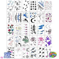 Bộ 30 Tấm Hình Xăm Dán Tatoo Cá Nhân - Mẫu T499 Độc Đáo, Thời Trang, An Toàn Cho Da, Cho Bạn Tự Tin Tỏa Sáng