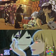 Mặt Nạ Cosplay Anime Hiruko Đen & Trắng - Phụ Kiện Độc Đáo Cho Tiệc Hóa Trang và Halloween
