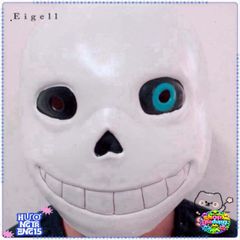 Mặt Nạ Cao Su Undertale Sans - Phụ Kiện Halloween Độc Đáo Cho Người Hâm Mộ Game, Thiết Kế Nghệ Thuật Thời Trang Hóa Trang