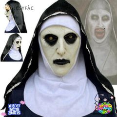 Mặt Nạ Halloween Valak Cao Su - Bộ Cosplay Nữ Tu Kinh Dị, Hóa Trang Độc Đáo Cho Tiệc Tùng và Sự Kiện