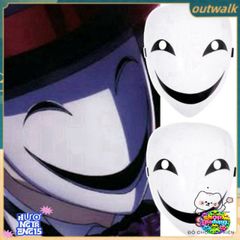 Mặt Nạ Hoạt Hình Halloween Đen Trắng - Đạo Cụ Thời Trang Độc Đáo Cho Bữa Tiệc Hóa Trang và Lễ Hội