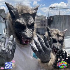 Mặt Nạ Hóa Trang Ma Sói - Phụ Kiện Cosplay Độc Đáo Cho Bữa Tiệc Halloween và Lễ Hội Hóa Trang