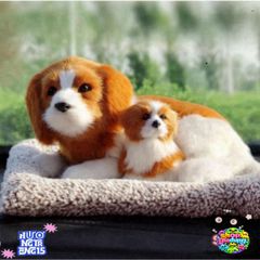 Thú nhồi bông chó mèo khử mùi - Trang trí ô tô với bông than hoạt tính dễ thương và độc đáo, cải thiện không khí trong xe bạn