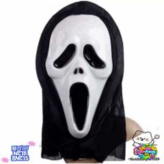 Bộ Trang Phục Hóa Trang Thần Chết Halloween - Áo Bộ Xương + Mặt Nạ Ma + Lưỡi Hái 1m - Phụ Kiện Cuốn Hút Cho Lễ Hội Ma Quái