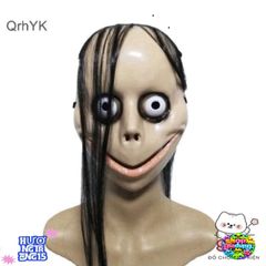 Mặt Nạ Halloween Ma Nữ Độc Đáo - Phụ Kiện Cosplay Bằng Chất Liệu ABS Bền Chắc, Thích Hợp Cho Lễ Hội Hóa Trang