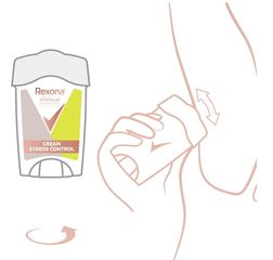 Lăn Khử Mùi Kem Rexona Clinical Protection Stress Control 48g - Hỗ Trợ Kiểm Soát Mồ Hôi, Mùi Cơ Thể, Sản Phẩm Úc Dùng Hàng Ngày