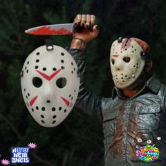 Mặt nạ Jason Halloween - Phụ kiện Cosplay Kinh Dị Độc Đáo, Dùng Cho Halloween và Tiệc Hóa Trang, Tái Sử Dụng, Chất Liệu Bền Bỉ