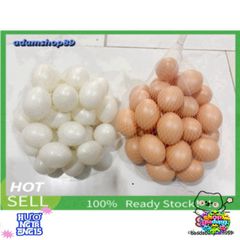 Trứng Gà Nhựa Giả 99% Độc Đáo - Trang Trí Nội Thất Tự Nhiên, Chất Liệu Bền Bỉ, Thích Hợp Cho Quán Cà Phê và Không Gian Sáng Tạo