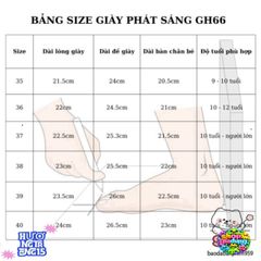 Giày LED Phát Sáng Cờ Mỹ GH66 Cho Bé Trai - Giày Thể Thao Thời Trang Độc Đáo, USB Sạc, Nhiều Màu Sắc, Size 35-40