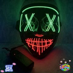 Mặt Nạ LED Hacker Phát Sáng Độc Đáo - Mặt Nạ Tiệc Hóa Trang Đa Màu Dành Cho Halloween và Các Dịp Lễ Hội 2023