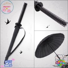Ô Dù Katana Kiếm Nhật Đen Bền Bỉ - Phụ Kiện Thời Trang Độc Đáo, Chất Liệu Cao Cấp, Che Mưa Nắng Thông Minh