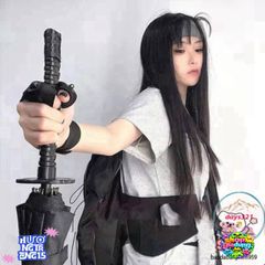 Ô Dù Katana Kiếm Nhật Đen Bền Bỉ - Phụ Kiện Thời Trang Độc Đáo, Chất Liệu Cao Cấp, Che Mưa Nắng Thông Minh