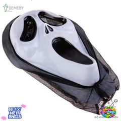 Mặt Nạ Halloween Kinh Dị Độc Đáo - Váy Đẫm Máu Da Nữ Thời Trang Cosplay Phụ Kiện Tiệc Chất Liệu An Toàn Cho Mọi Lứa Tuổi