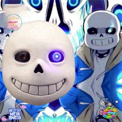 Mặt Nạ Mắt Xanh Undertale Sans 3D - Phụ Kiện Cosplay Độc Đáo Cho Halloween, Lễ Hội Và Sự Kiện Hóa Trang