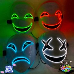 Mặt Nạ Phát Sáng LED Thiên Thần Đen Trắng - Phụ Kiện Halloween Độc Đáo Cho Tiệc Tùng