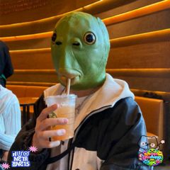 Mũ đội đầu Benbo Pa cá xanh độc đáo - Phụ kiện lễ hội Giáng sinh, Halloween và hóa trang cho cả gia đình