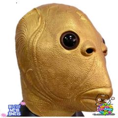 Mũ Hóa Trang Hình Cá Xanh - Phụ Kiện Silicon Độc Đáo Cho Tiệc Hóa Trang, Halloween, Sinh Nhật, Giáng Sinh
