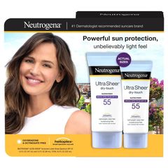 Kem Chống Nắng Neutrogena Ultra Sheer Dry Touch SPF 55+ - Bảo Vệ Da Toàn Diện, Thẩm Thấu Nhanh, Không Nhờn Dính 88ml Chí