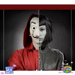 Mặt Nạ Queen Salvador Dali - Money Heist - Phụ Kiện Hóa Trang Độc Đáo Cho Tiệc Halloween, Cosplay, và Sự Kiện Đặc Biệt