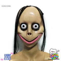 Mặt Nạ Tóc Dài Hài Hước Halloween Henghome - Trang Trí Cosplay Độc Đáo Cho Tiệc Hóa Trang và Bữa Tiệc Ma Quái