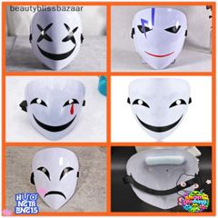Mặt nạ Cosplay Anime Đen Hiruko - Quà Tặng Halloween Độc Đáo, Thể Hiện Đam Mê Thế Giới Hoạt Hình