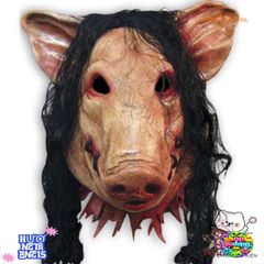 Mặt Nạ Heo PIG SAW Kinh Dị - Phụ Kiện Halloween Độc Đáo, Chất Liệu Cao Su Tự Nhiên, Thích Hợp Cho Tiệc Tùng, Halloween, Hóa Trang