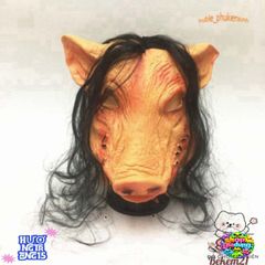 Mặt Nạ Heo PIG SAW Kinh Dị - Phụ Kiện Halloween Độc Đáo, Chất Liệu Cao Su Tự Nhiên, Thích Hợp Cho Tiệc Tùng, Halloween, Hóa Trang