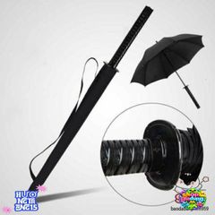 Ô Dù Kiếm Nhật Katana 16 inch Cao Cấp - Thiết Kế Samurai Đen Sang Trọng, Bảo Vệ Mọi Thời Tiết, Phong Cách Cá Tính
