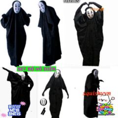 Bộ Trang Phục Hóa Trang Vô Diện Kaonashi từ Spirited Away của Hayao Miyazaki - Đồ Cosplay cho Tất cả Lứa Tuổi, Chất Liệu Cao Cấp
