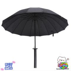 Ô Dù Che Mưa Katana Cán Giả Kiếm Nhật 16 Nan - Phong Cách Samurai Độc Đáo, Chất Lượng Cao, Chống Nước 100cm