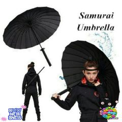 Ô Dù Che Mưa Katana Cán Giả Kiếm Nhật 16 Nan - Phong Cách Samurai Độc Đáo, Chất Lượng Cao, Chống Nước 100cm