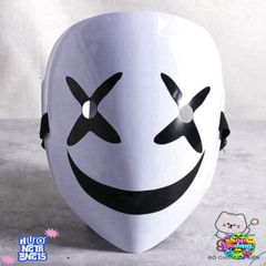 Mặt Nạ Hóa Trang Hiruko Đen Trắng - Phụ Kiện Cosplay Anime Bullet Đen - Tạo Điểm Nhấn Độc Đáo Trong Sự Kiện