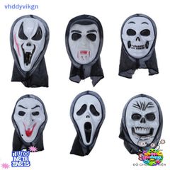 Mặt Nạ Khiêu Vũ Hip Hop Trắng - Phụ Kiện Halloween Độc Đáo cho Biểu Diễn và Tiệc Tùng