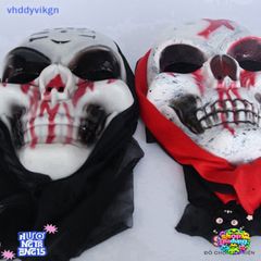 Mặt Nạ Khiêu Vũ Hip Hop Trắng - Phụ Kiện Halloween Độc Đáo cho Biểu Diễn và Tiệc Tùng