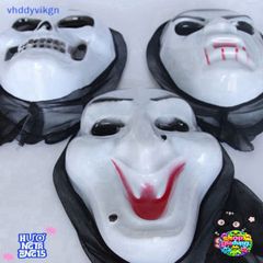 Mặt Nạ Khiêu Vũ Hip Hop Trắng - Phụ Kiện Halloween Độc Đáo cho Biểu Diễn và Tiệc Tùng