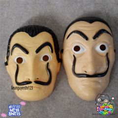 Mặt Nạ Hình Queen Salvador Dali - Phụ Kiện Hóa Trang Độc Đáo Cho Halloween và Lễ Hội - Money Heist Theme
