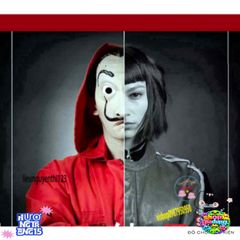 Mặt Nạ Hình Queen Salvador Dali - Phụ Kiện Hóa Trang Độc Đáo Cho Halloween và Lễ Hội - Money Heist Theme