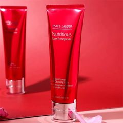 Sữa Rửa Mặt Estée Lauder Nutritious Super Pomegranate 2 In 1 Cleansing Foam 125ml - Làm Sạch & Cung Cấp Độ Ẩm Cho Da Rạng Rỡ