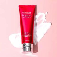 Sữa Rửa Mặt Estée Lauder Nutritious Super Pomegranate 2 In 1 Cleansing Foam 125ml - Làm Sạch & Cung Cấp Độ Ẩm Cho Da Rạng Rỡ