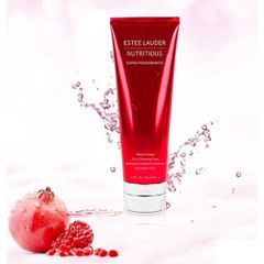 Sữa Rửa Mặt Estée Lauder Nutritious Super Pomegranate 2 In 1 Cleansing Foam 125ml - Làm Sạch & Cung Cấp Độ Ẩm Cho Da Rạng Rỡ