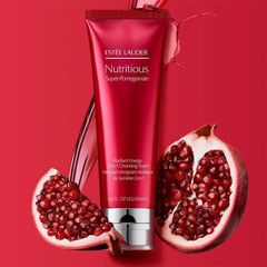 Sữa Rửa Mặt Estée Lauder Nutritious Super Pomegranate 2 In 1 Cleansing Foam 125ml - Làm Sạch & Cung Cấp Độ Ẩm Cho Da Rạng Rỡ