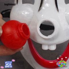 Mặt Nạ Chú Hề Đỏ Halloween - Phụ Kiện Hóa Trang Sáng Tạo Cho Tiệc Masquerade, Nghệ Thuật và Lễ Hội