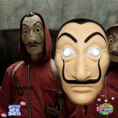 Mặt Nạ Queen Salvador Dali - Money Heist Phi Vụ Thế Kỷ Hóa Trang Halloween Phụ Kiện Tiệc Tùng Độc Đáo