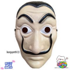 Mặt Nạ Queen Salvador Dali - Money Heist Phi Vụ Thế Kỷ Hóa Trang Halloween Phụ Kiện Tiệc Tùng Độc Đáo
